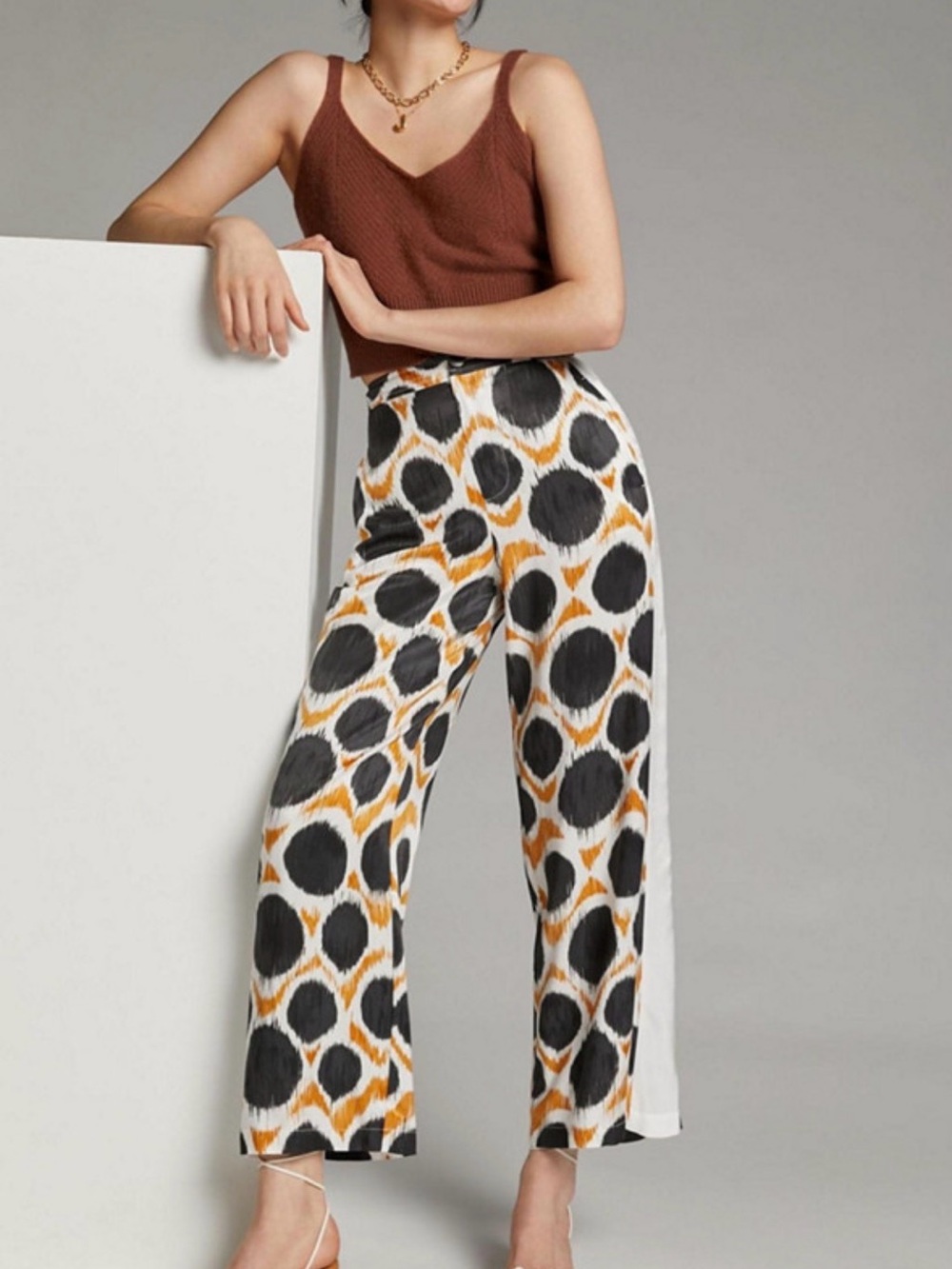 Anthropologie Maeve Wellesley Printed Pants Size 7